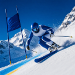 Olympic Super-G Skiing